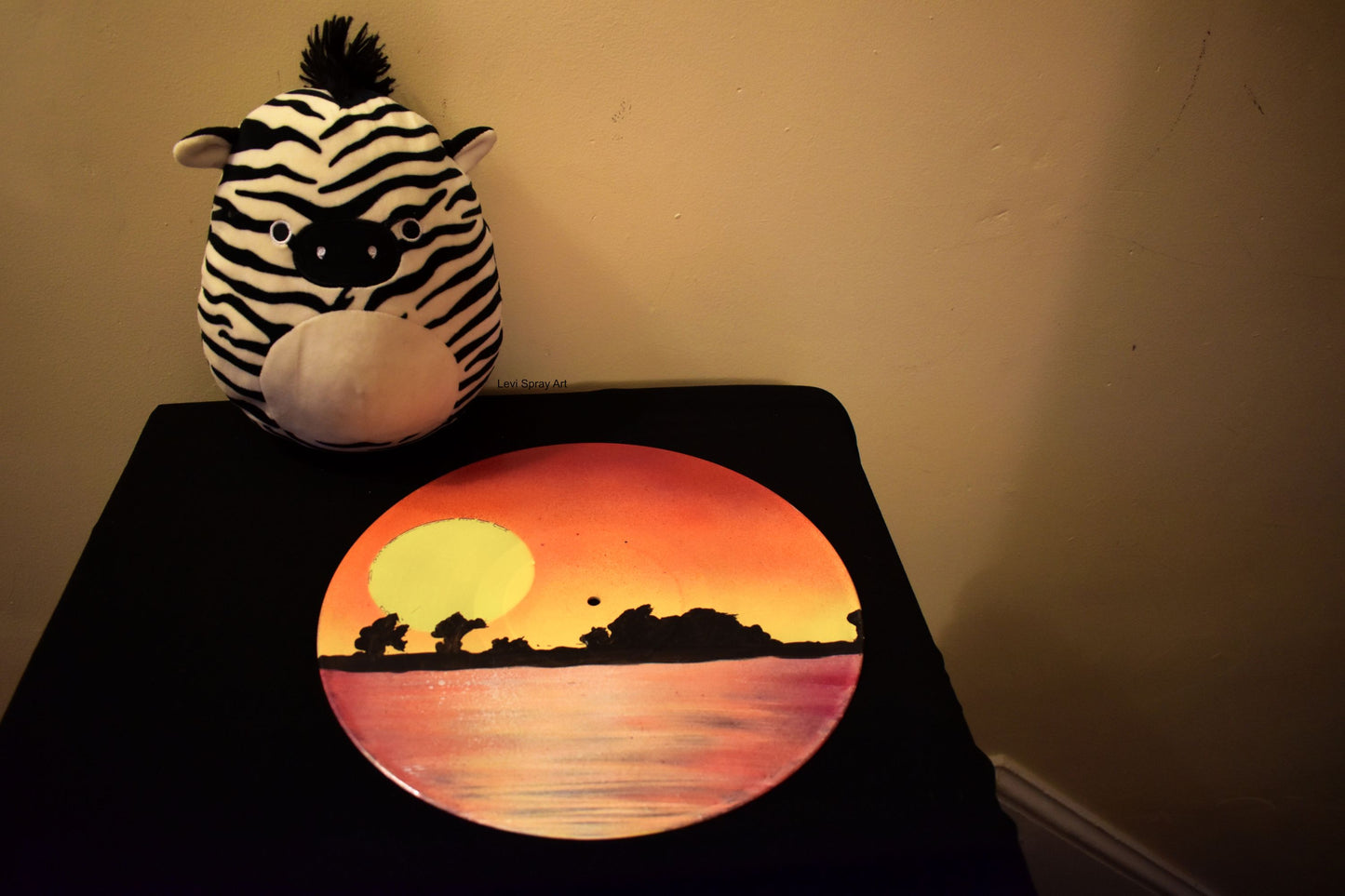 "Sunset on the Island" by Levi Spray Art